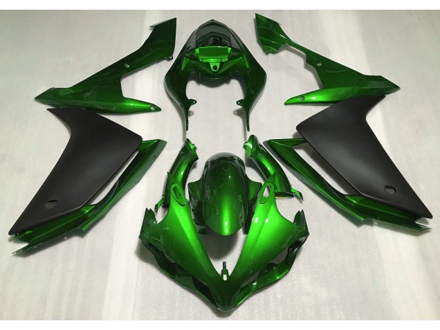 Gloss Green & Black 2007-2008 R1 Motorcycle Fairing Gloss Green & Black 2007-2008 R1 Motorcycle Fairing