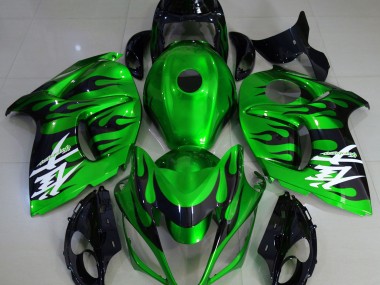 Gloss Green & Black 2008-2020 GSXR 1300 Hayabusa Motorcycle Fairing