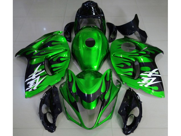 Gloss Green & Black 2008-2020 GSXR 1300 Hayabusa Motorcycle Fairing Gloss Green & Black 2008-2020 GSXR 1300 Hayabusa Motorcycle Fairing