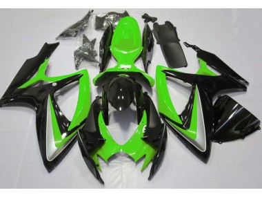 Gloss Green Debadged 2006-2007 GSXR 600-750 Motorcycle Fairing