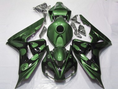 Gloss Green and Black 2006-2007 CBR1000RR Motorcycle Fairing