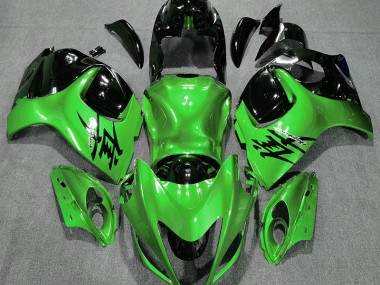 Gloss Green and Black 2008-2020 GSXR 1300 Hayabusa Motorcycle Fairing