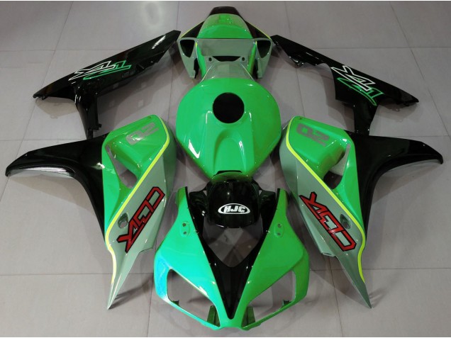 Gloss Green and Black CBR Style 2006-2007 CBR1000RR Motorcycle Fairing Gloss Green and Black CBR Style 2006-2007 CBR1000RR Motorcycle Fairing