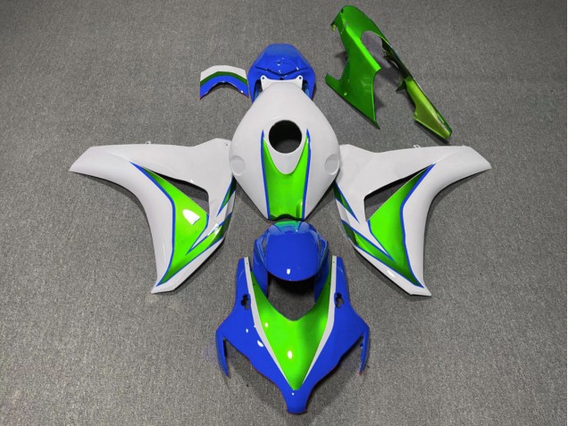 Gloss Green and Blue 2008-2011 CBR1000RR Motorcycle Fairing Gloss Green and Blue 2008-2011 CBR1000RR Motorcycle Fairing