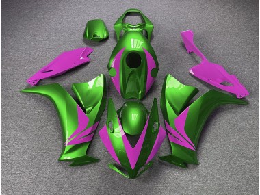 Gloss Green and Pink 2012-2016 CBR1000RR Motorcycle Fairing