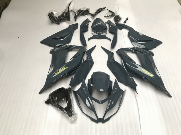 Gloss Grey 2013-2018 ZX6R Motorcycle Fairing Gloss Grey 2013-2018 ZX6R Motorcycle Fairing
