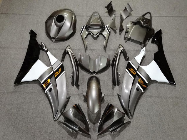 Gloss Grey & Bronze 2008-2016 R6 Motorcycle Fairing Gloss Grey & Bronze 2008-2016 R6 Motorcycle Fairing