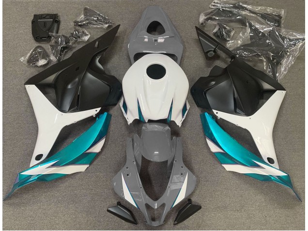 Gloss Grey White and Light Blue 2009-2012 CBR600RR Motorcycle Fairing Gloss Grey White and Light Blue 2009-2012 CBR600RR Motorcycle Fairing