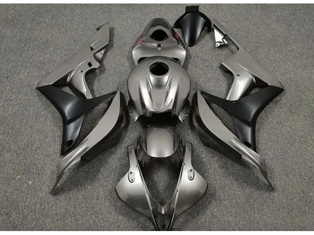 Gloss Grey and Black 2007-2008 CBR600RR Motorcycle Fairing Gloss Grey and Black 2007-2008 CBR600RR Motorcycle Fairing