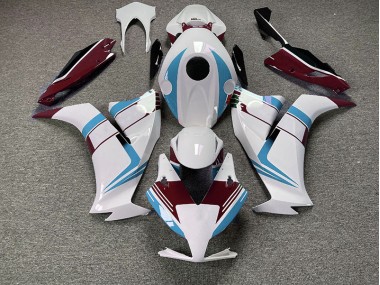 Gloss Light Blue and Maroon 2012-2016 CBR1000RR Motorcycle Fairing