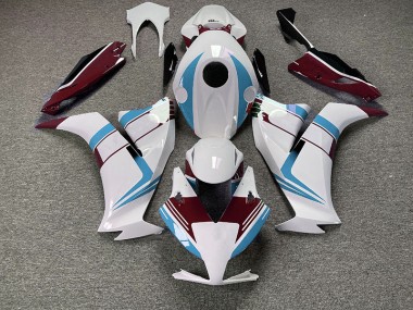 Gloss Light Blue and Maroon 2012-2016 CBR1000RR Motorcycle Fairing