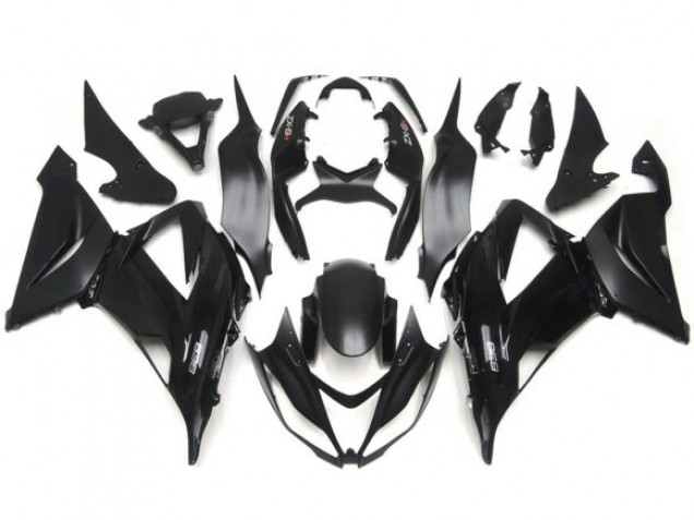 Gloss / Matte Black Plain Slick Decals 2013-2018 ZX6R Motorcycle Fairing Gloss / Matte Black Plain Slick Decals 2013-2018 ZX6R Motorcycle Fairing