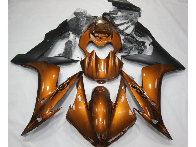 Gloss Orange & Black 2004-2006 R1 Motorcycle Fairing Gloss Orange & Black 2004-2006 R1 Motorcycle Fairing