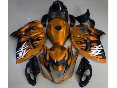 Gloss Orange & Black 2008-2020 GSXR 1300 Hayabusa Motorcycle Fairing