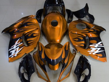 Gloss Orange & Black 2008-2020 GSXR 1300 Hayabusa Motorcycle Fairing