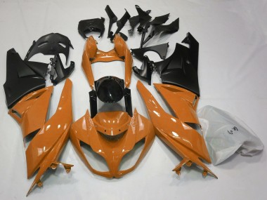 Gloss Orange & Black 2009-2012 ZX6R Motorcycle Fairing