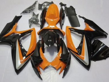 Gloss Orange Debadged 2006-2007 GSXR 600-750 Motorcycle Fairing