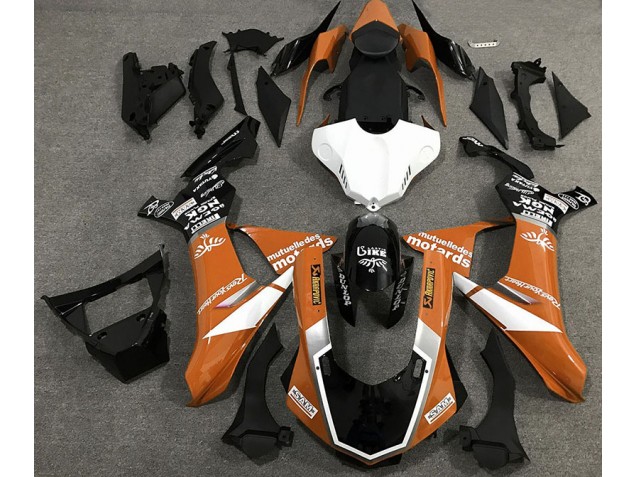 Gloss Orange Logo Style 2015-2019 R1 Motorcycle Fairing Gloss Orange Logo Style 2015-2019 R1 Motorcycle Fairing