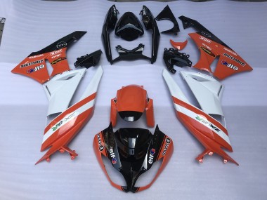 Gloss Orange & Logos 2009-2012 ZX6R Motorcycle Fairing