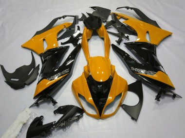 Gloss Orange and Black 2009-2012 ZX6R Motorcycle Fairing
