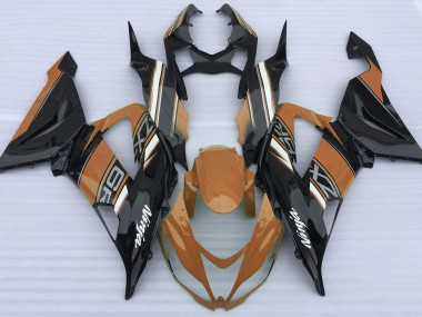 Gloss Orange and Black 2013-2018 ZX6R Motorcycle Fairing