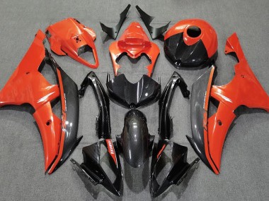 Gloss Orange and Carbon 2008-2016 R6 Motorcycle Fairing