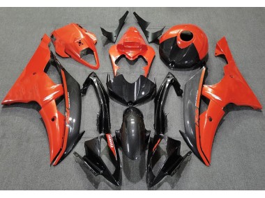 Gloss Orange and Carbon 2008-2016 R6 Motorcycle Fairing