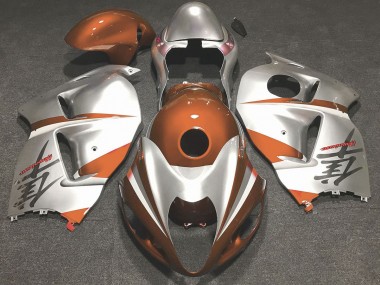 Gloss Orange and Silver 1997-2007 GSXR 1300 Hayabusa Motorcycle Fairing
