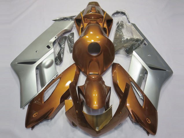 Gloss Orange and Silver 2004-2005 CBR1000RR Motorcycle Fairing Gloss Orange and Silver 2004-2005 CBR1000RR Motorcycle Fairing