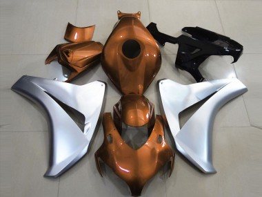 Gloss Orange and Silver 2008-2011 CBR1000RR Motorcycle Fairing