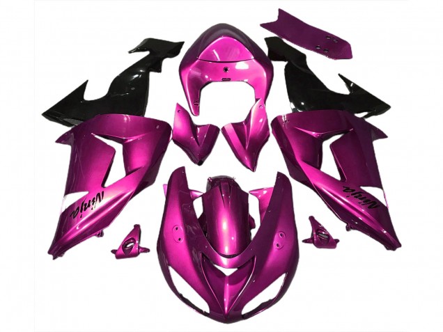 Gloss Pink 2006-2007 ZX10R Motorcycle Fairing Gloss Pink 2006-2007 ZX10R Motorcycle Fairing