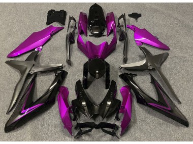 Gloss Pink & Green R 2008-2010 GSXR 600-750 Motorcycle Fairing