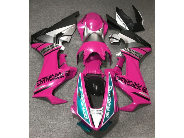 Gloss Pink & Light Blue 2017-2023 CBR1000RR Motorcycle Fairing Gloss Pink & Light Blue 2017-2023 CBR1000RR Motorcycle Fairing