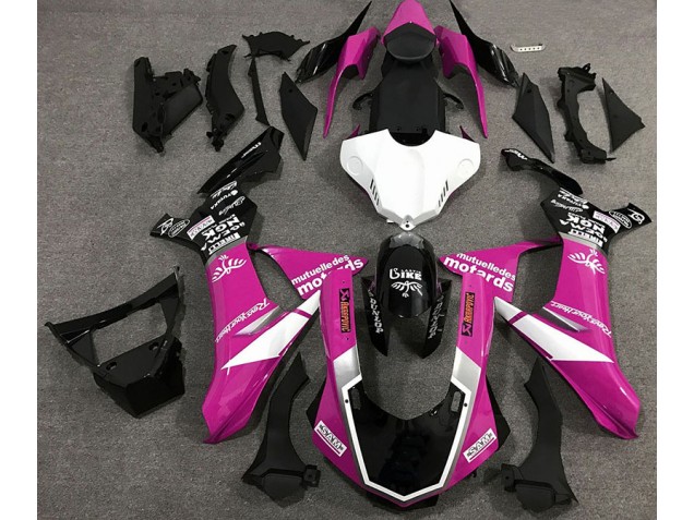 Gloss Pink Logo Style 2015-2019 R1 Motorcycle Fairing Gloss Pink Logo Style 2015-2019 R1 Motorcycle Fairing