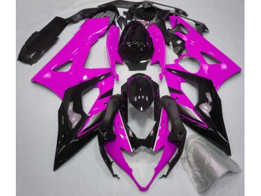 Gloss Pink and Black 2005-2006 GSXR 1000 Motorcycle Fairing