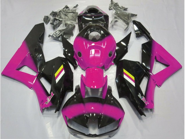 Gloss Pink and Black Fade 2013-2023 CBR600RR Motorcycle Fairing Gloss Pink and Black Fade 2013-2023 CBR600RR Motorcycle Fairing