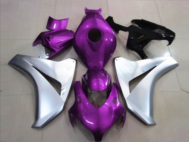 Gloss Pink and Silver 2008-2011 CBR1000RR Motorcycle Fairing