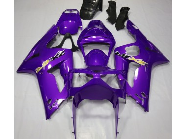 Gloss Purple 2003-2004 ZX6R Motorcycle Fairing