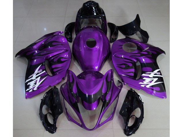 Gloss Purple & Black 2008-2020 GSXR 1300 Hayabusa Motorcycle Fairing Gloss Purple & Black 2008-2020 GSXR 1300 Hayabusa Motorcycle Fairing