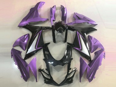 Gloss Purple Edges 2011-2024 GSXR 600-750 Motorcycle Fairing