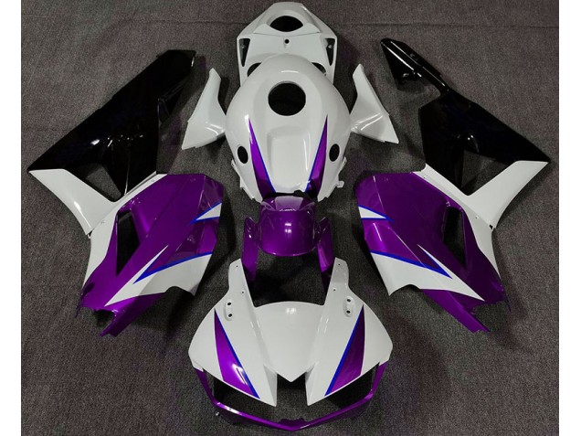 Gloss Purple White and Blue 2013-2023 CBR600RR Motorcycle Fairing Gloss Purple White and Blue 2013-2023 CBR600RR Motorcycle Fairing
