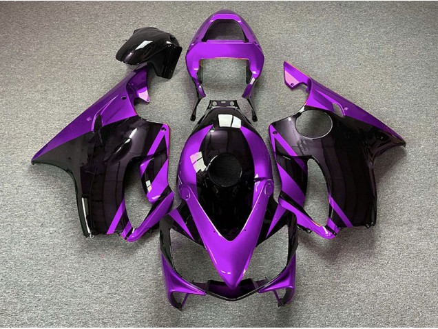 Gloss Purple and Black 2001-2003 CBR600 F4i Motorcycle Fairing Gloss Purple and Black 2001-2003 CBR600 F4i Motorcycle Fairing