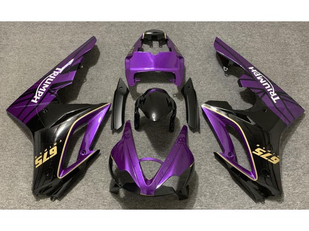 Gloss Purple and Black 2009-2012 Daytona 675 Motorcycle Fairing Gloss Purple and Black 2009-2012 Daytona 675 Motorcycle Fairing