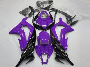Gloss Purple and Black 2011-2015 ZX10R Motorcycle Fairing
