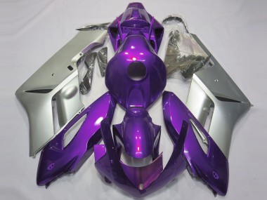 Gloss Purple and Silver 2004-2005 CBR1000RR Motorcycle Fairing