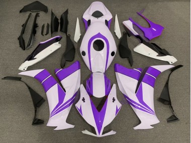 Gloss Purple and White 2012-2016 CBR1000RR Motorcycle Fairing