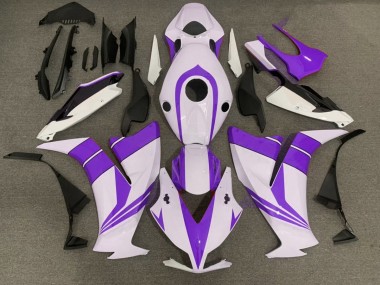 Gloss Purple and White 2012-2016 CBR1000RR Motorcycle Fairing