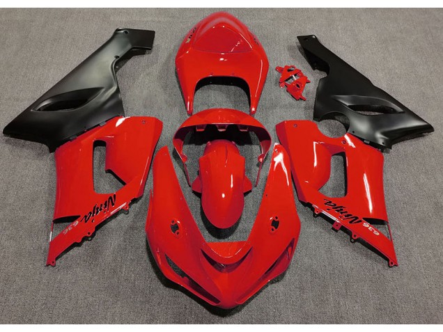Gloss Red 2005-2006 ZX6R Motorcycle Fairing Gloss Red 2005-2006 ZX6R Motorcycle Fairing