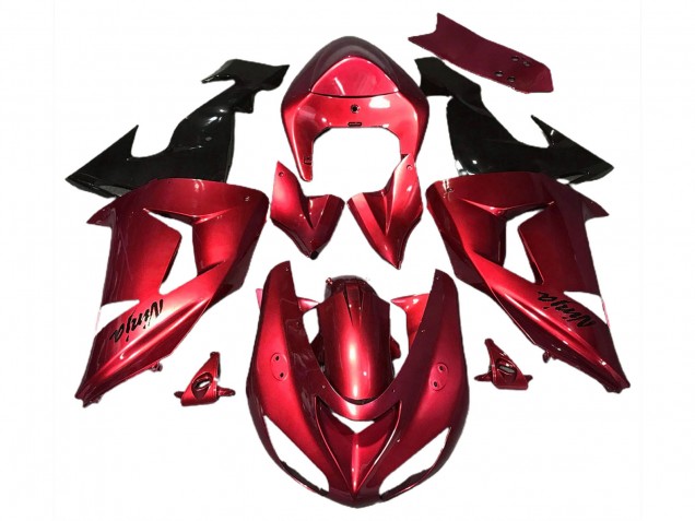 Gloss Red 2006-2007 ZX10R Motorcycle Fairing Gloss Red 2006-2007 ZX10R Motorcycle Fairing