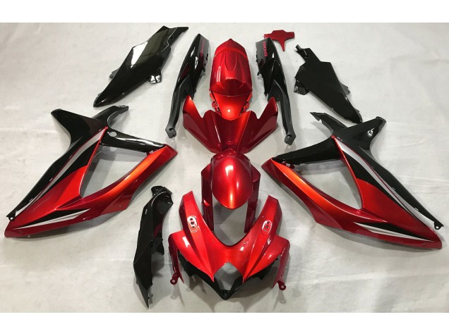 Gloss Red 2008-2010 GSXR 600-750 Motorcycle Fairing Gloss Red 2008-2010 GSXR 600-750 Motorcycle Fairing